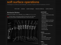 Soft Surface Operations | ARCH 5380